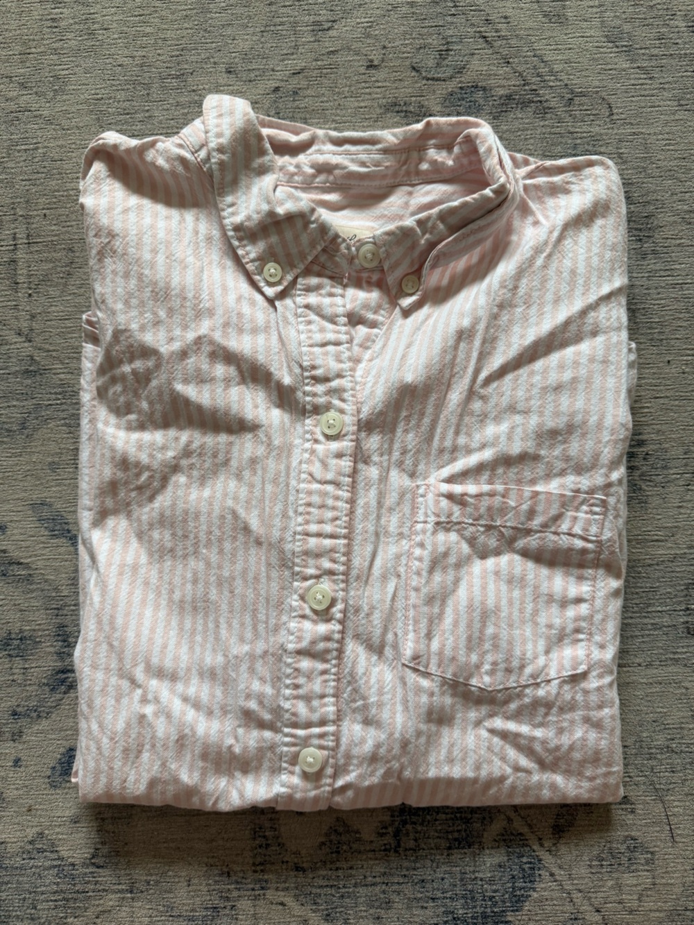 Striped Button-Down Shirt